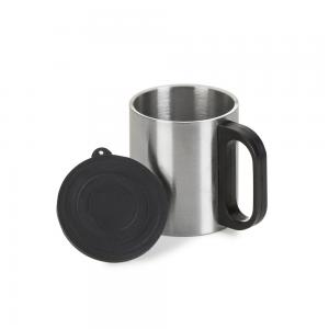 Caneca Inox 180ml - Presente Personalizado Inox + Plástico    Gravação em Laser Grave seu nome