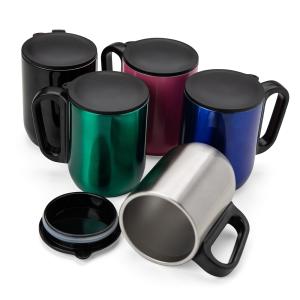 Caneca Inox Parede Dupla 250 ml - Brinde -  Presente Inox + Plástico    Gravação em Laser Grave seu nome ou sua logomarca