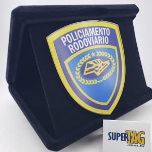 Estojo de Veludo com Placa de Acrílico para Homenagem - Arte colorida Acrílico com recorte Especial + Impressão     Estojo De Veludo